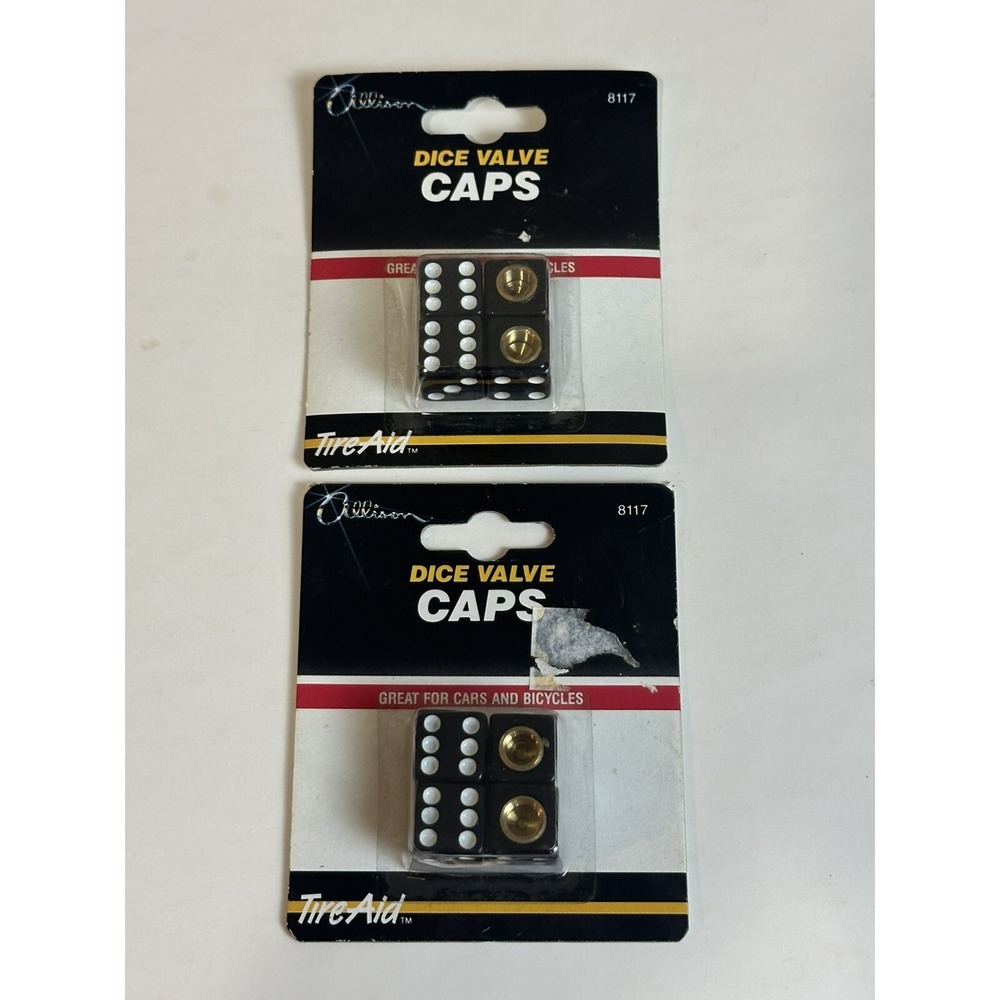 Vintage Dice Valve Caps Lot If‎ 2 New